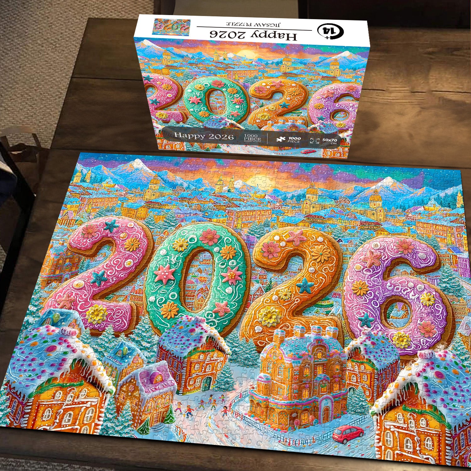 Happy 2026 Puzzle de puzzle 1000 pièces