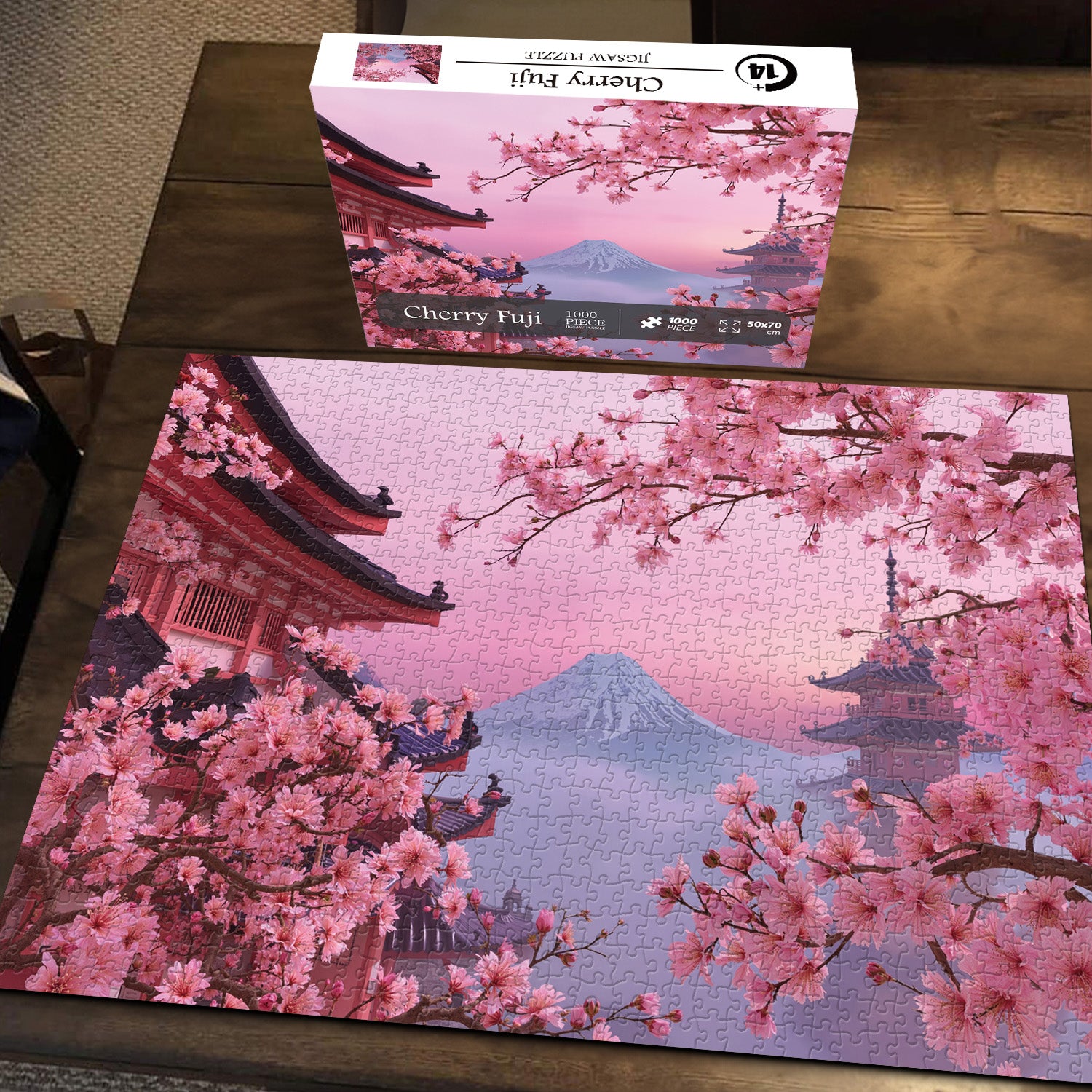 Puzzle di ciliegie fuji puzzle 1000 pezzi