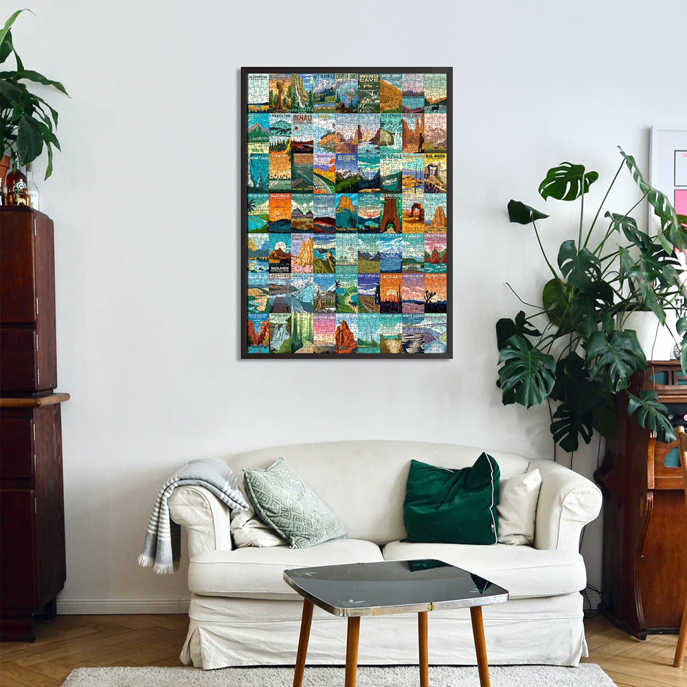 I parchi nazionali statunitensi puzzle 1000 pezzi