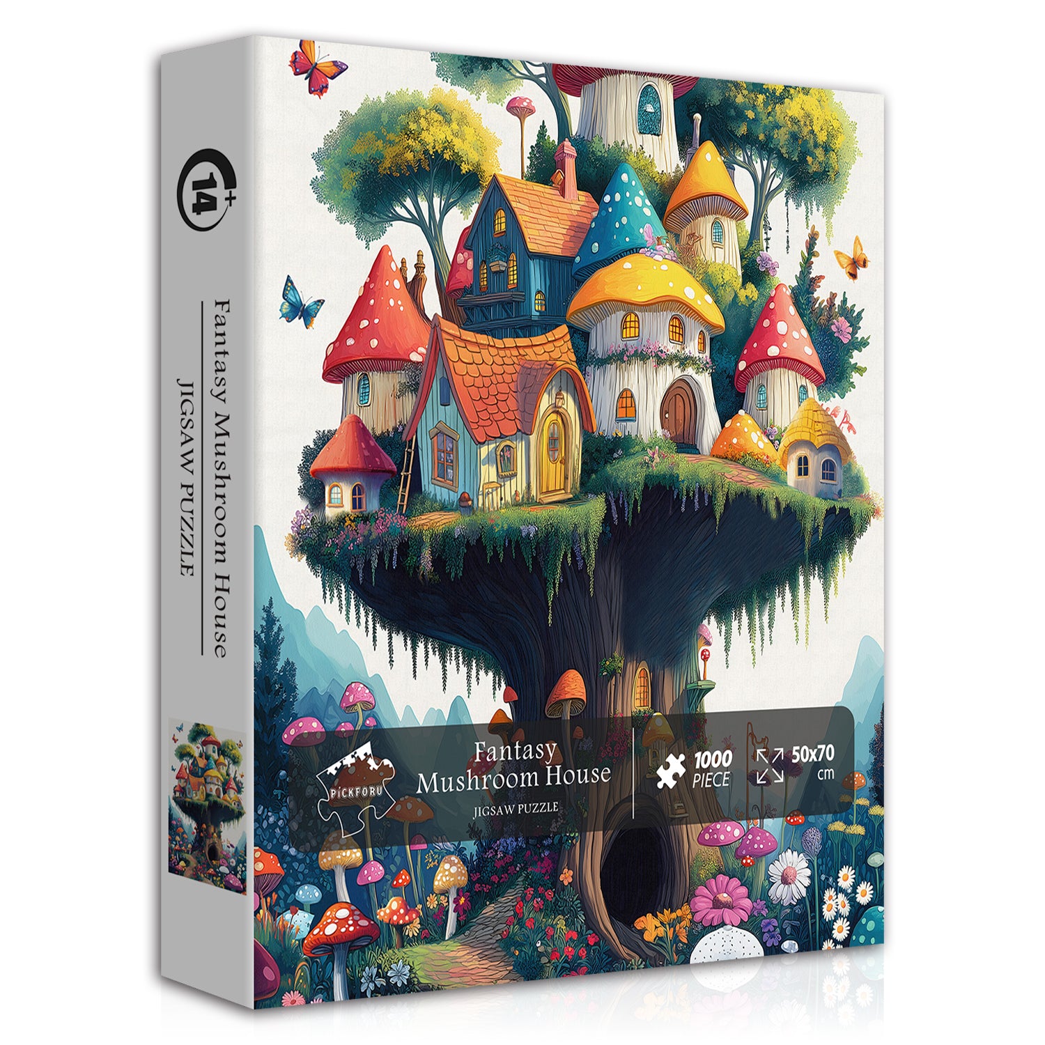 Fantasy Mushroom House House puzzle 1000 pezzi