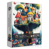 Fantasy Mushroom House House puzzle 1000 pezzi