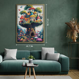 Fantasy Mushroom House House puzzle 1000 pezzi