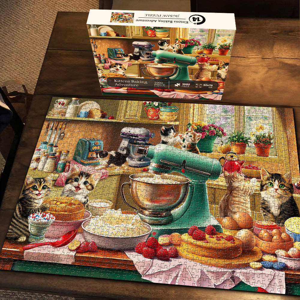 Kittens Baking Adventure puzzle puzzle 1000 pezzi
