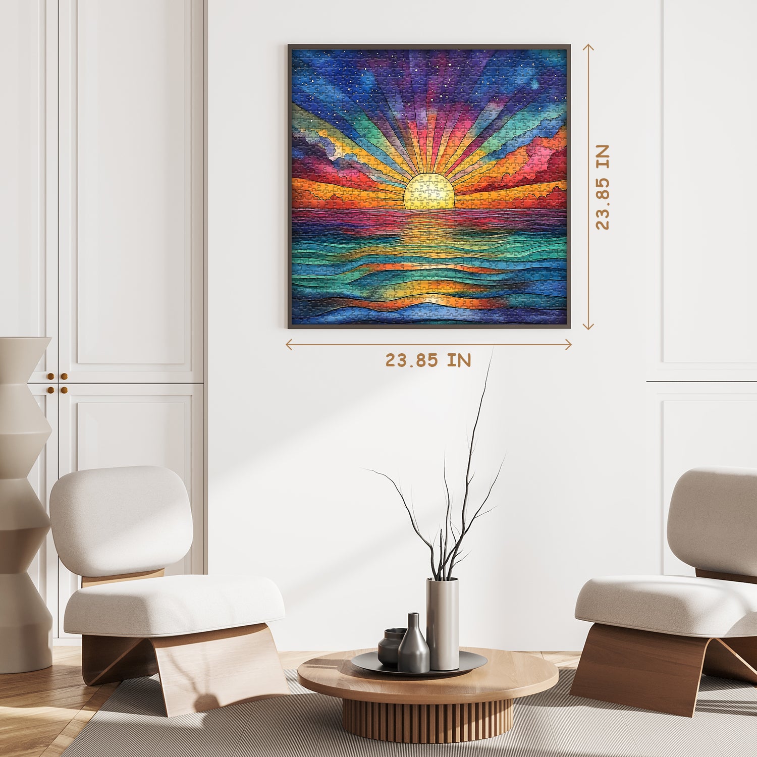 Increspature di puzzle leggero puzzle 1000 pezzi
