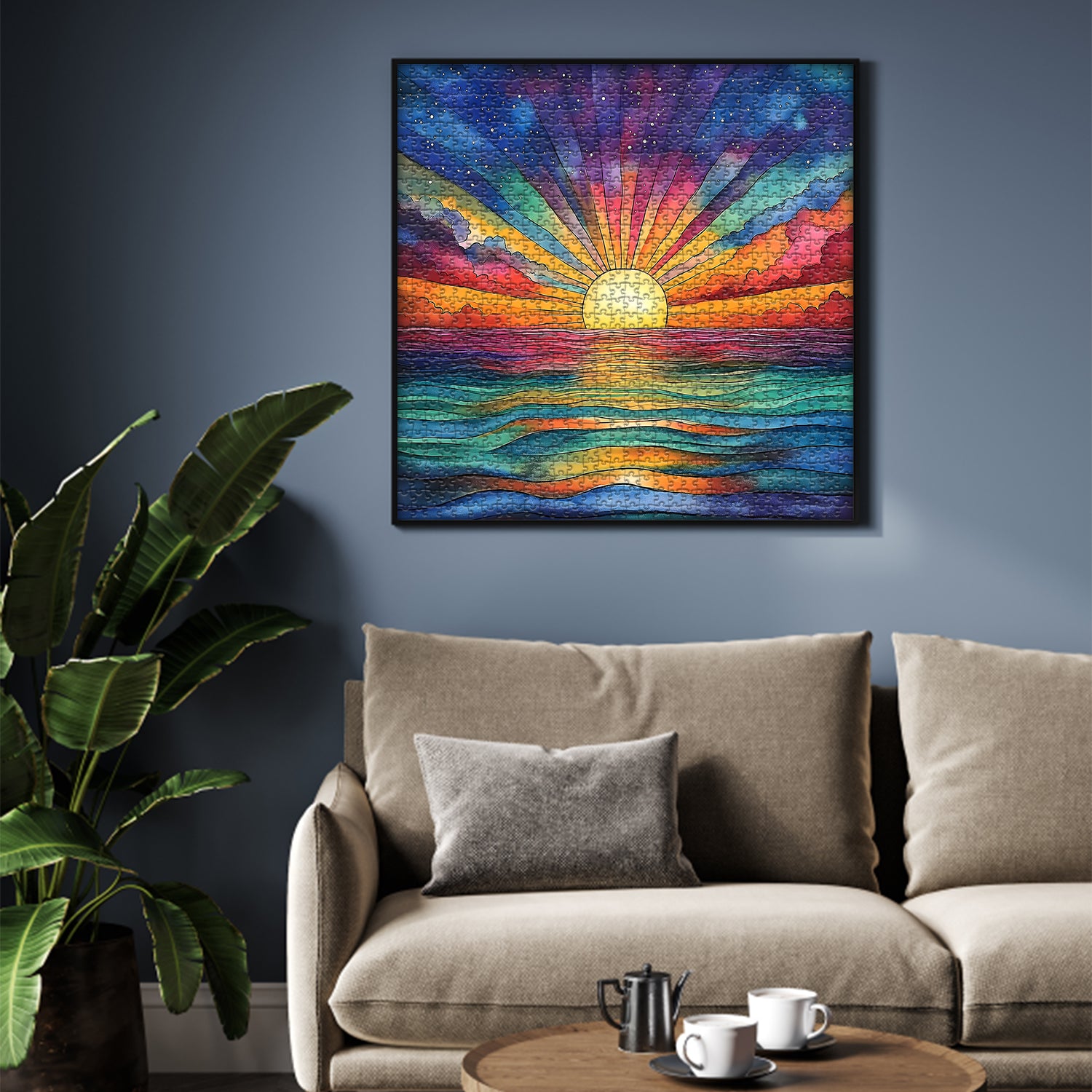 Increspature di puzzle leggero puzzle 1000 pezzi