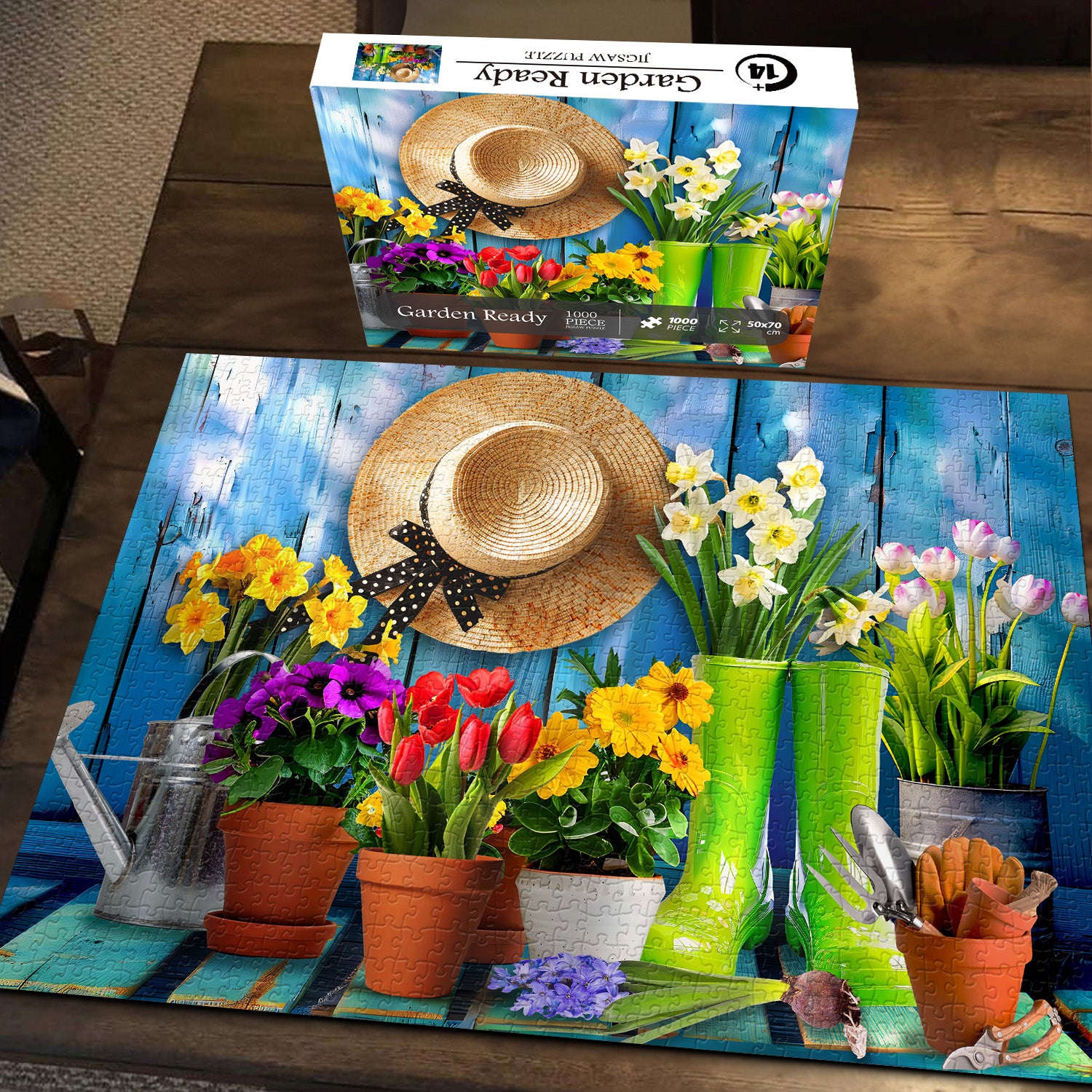 Gartenbereites Puzzle 1000 Stücke