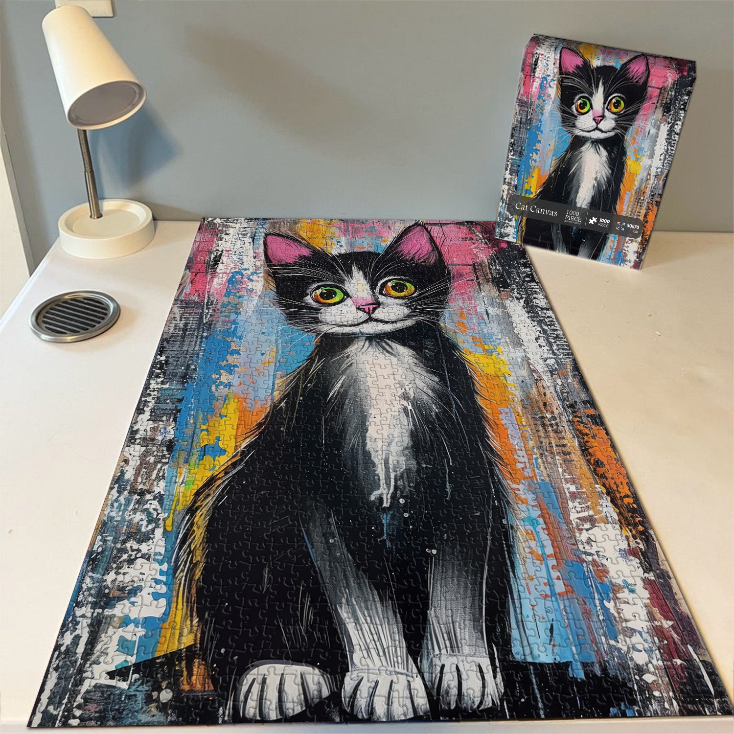 Cat Canvas puzzle puzzle 1000 pezzi