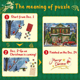 Christmas Toy Shop Advent Calendar Jigsaw Puzzle  1000pcs