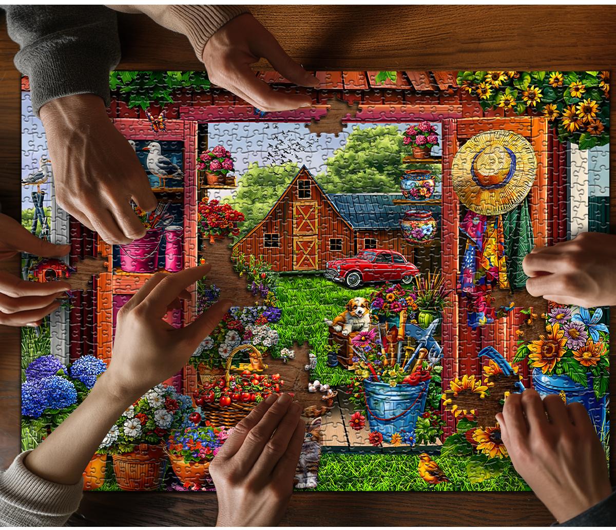 Puzzle da giardino agricolo 1000 pezzi