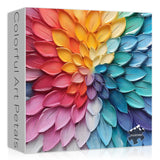Petali d'arte colorati puzzle puzzle 1000 pezzi