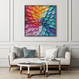 Petali d'arte colorati puzzle puzzle 1000 pezzi