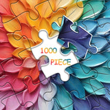 Petali d'arte colorati puzzle puzzle 1000 pezzi