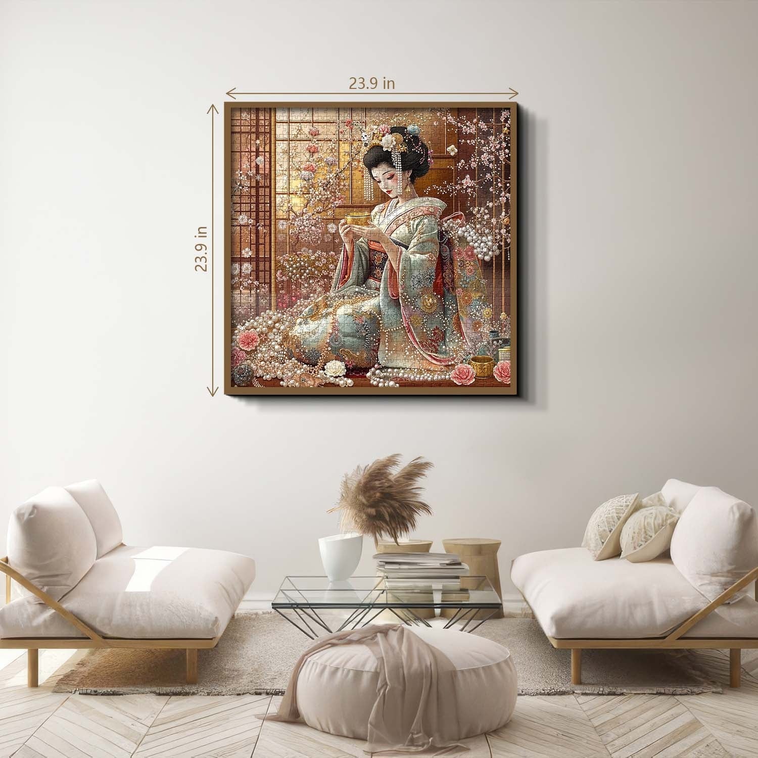 Élégant Geisha Jigsaw Puzzle 1000 pièces
