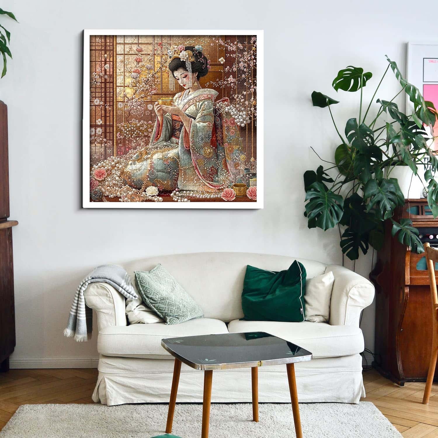 Élégant Geisha Jigsaw Puzzle 1000 pièces