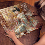 Élégant Geisha Jigsaw Puzzle 1000 pièces