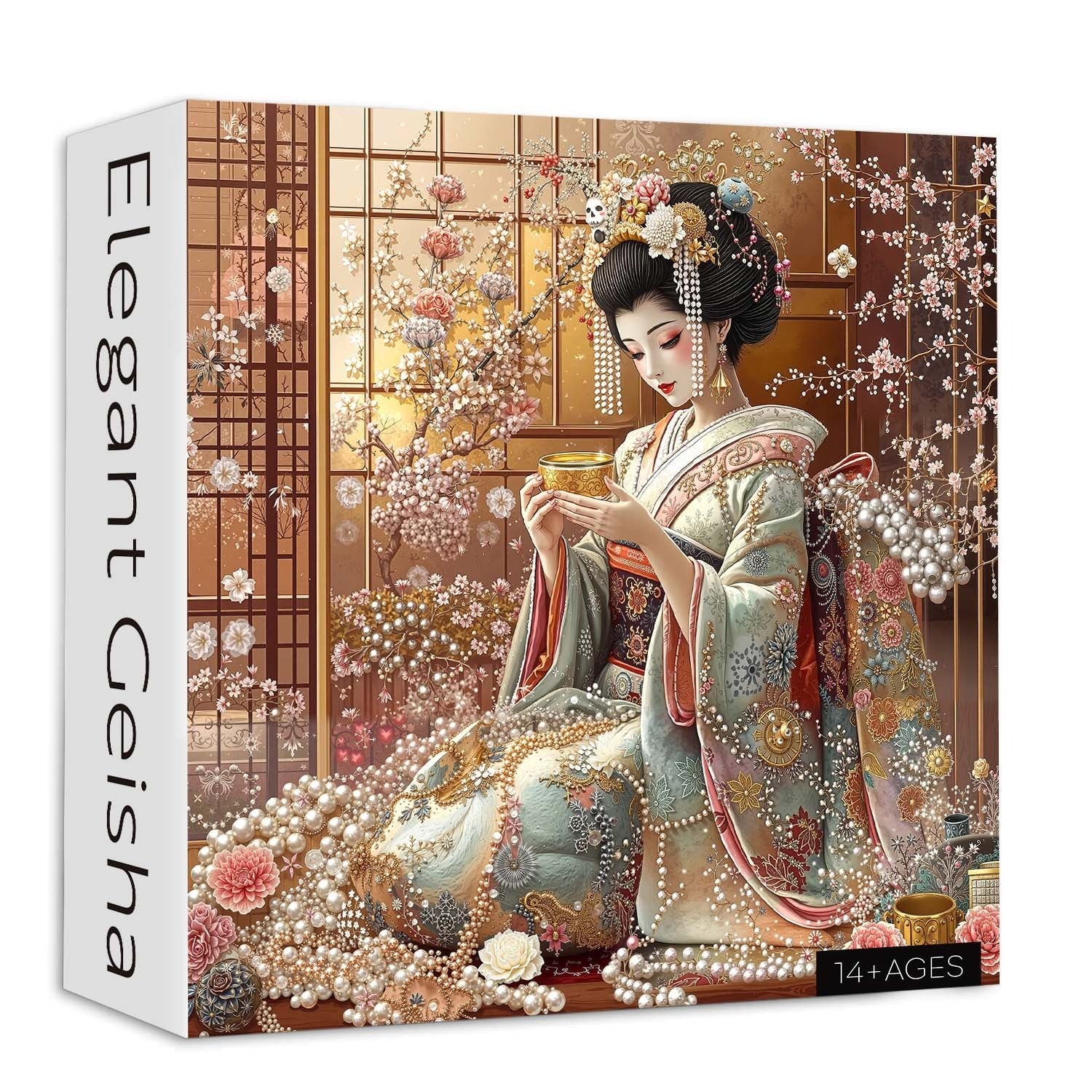 Élégant Geisha Jigsaw Puzzle 1000 pièces