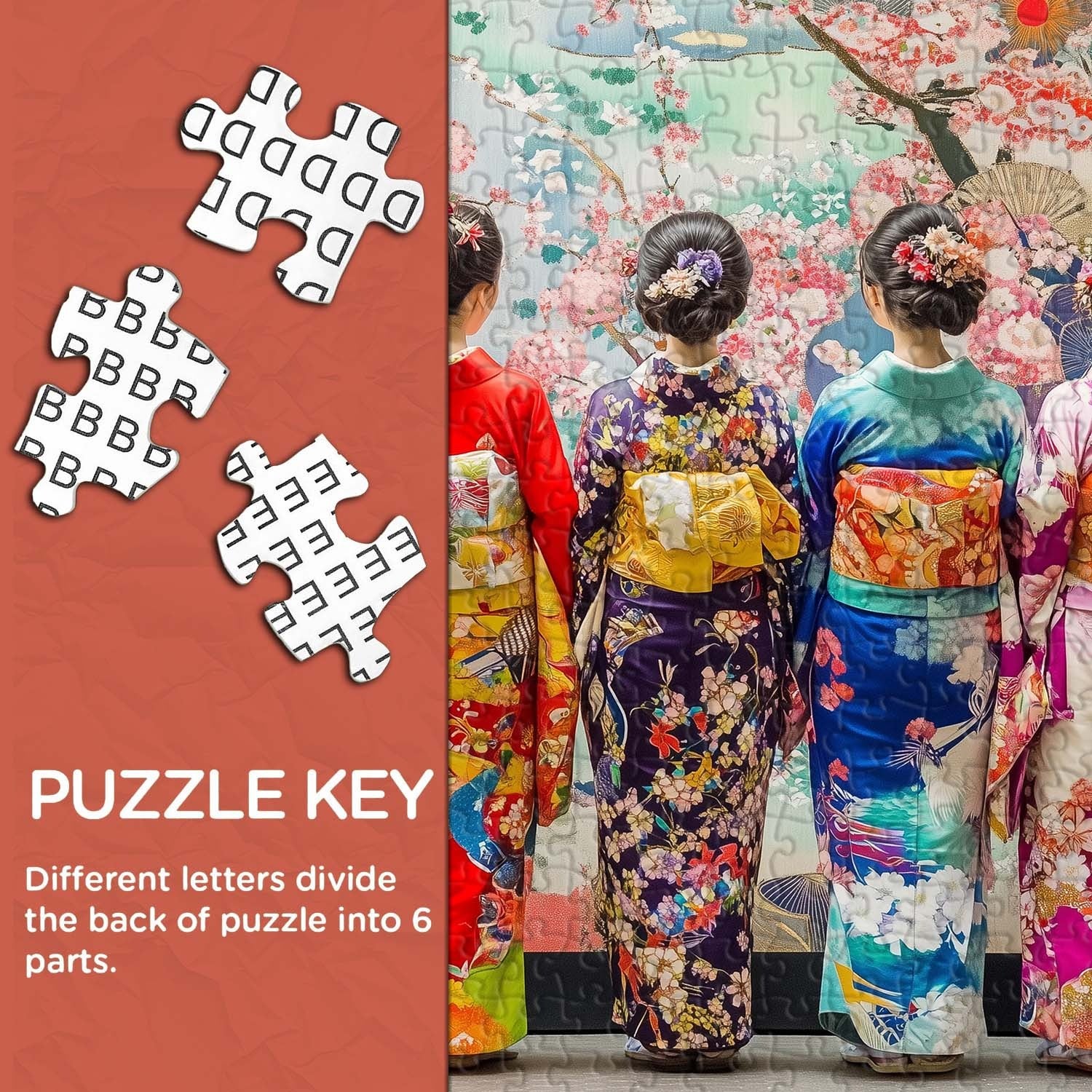 Élégant puzzle de cuillère kimono 1000 pièces