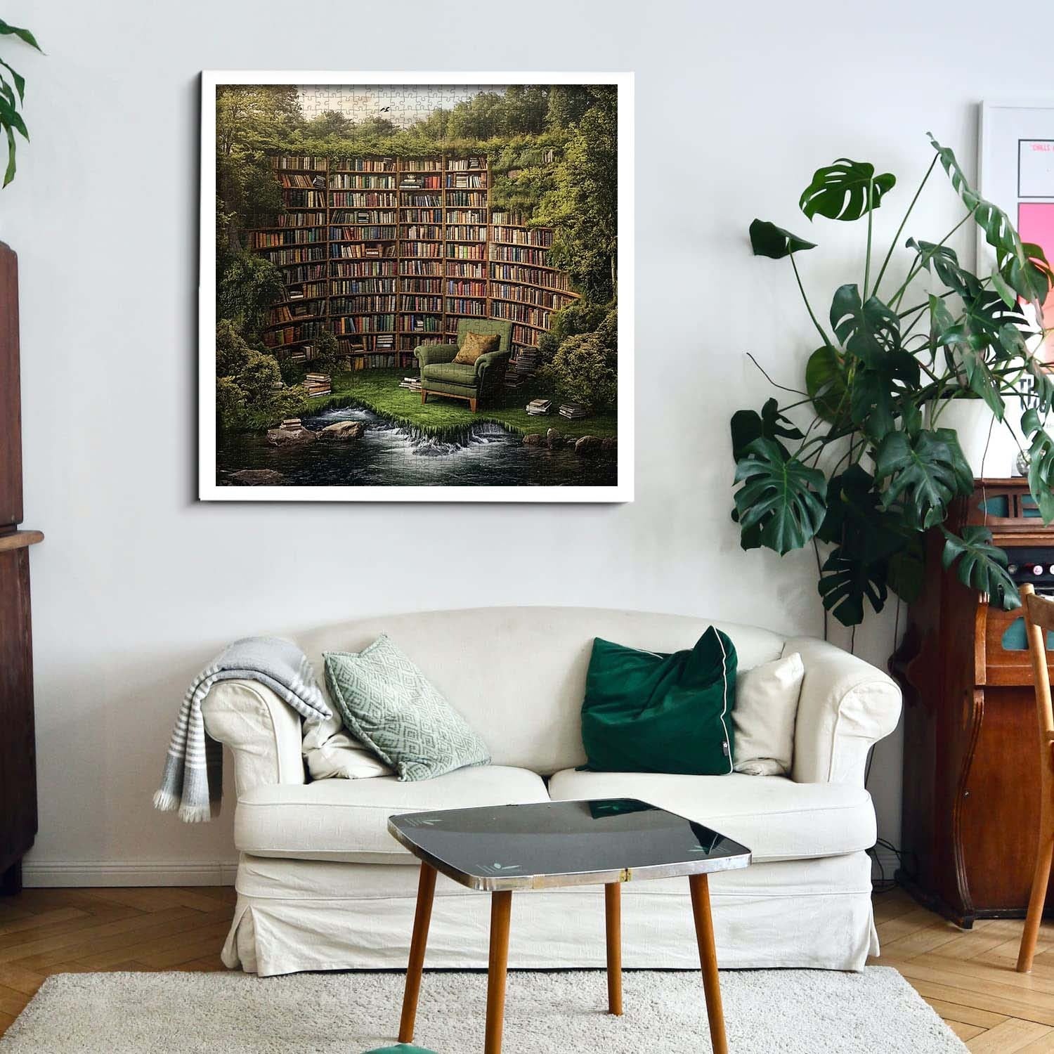 Biblioteca Nature's Library puzzle 1000 pezzi