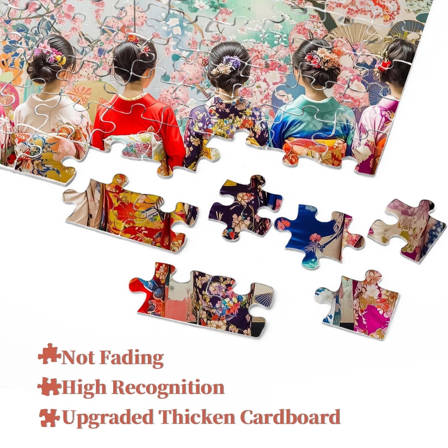 Élégant puzzle de cuillère kimono 1000 pièces