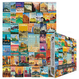 Affiche de voyage du monde vintage Puzzle 1000 pièces
