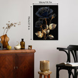 Black Gold Rose Jigsaw Puzzle 1000 Pieces