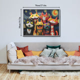 Starry Cat Chorus Jigsaw Puzzle 1000 Pieces