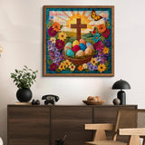 Easter Eggs & Cross Jigsaw Puzzle 1000 Pieces