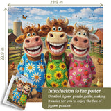 Happy Farm Friends Jigsaw Puzzle 1000 Pieces