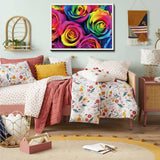 Puzzle con rosa arcobaleno, 1000 pezzi