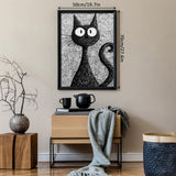 Whimsical Ink Cat Jigsaw Puzzle 1000 Pieces