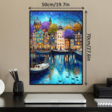 Canal Starry Night Jigsaw Puzzle 1000 Pieces