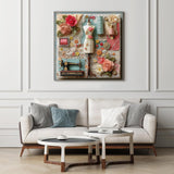 Puzzle Atelier di cucito floreale 1000 pezzi