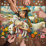 Shepherd Girl Jigsaw Puzzle 1000 Pieces