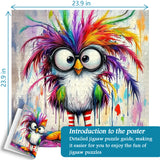 Color Explosion Bird Jigsaw Puzzle 1000 Pieces