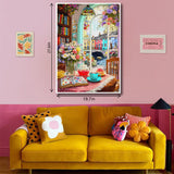 Teatime Canal Cottage Jigsaw Puzzle 1000 Pieces