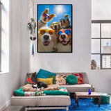 Sunglasses Dog Paradise Jigsaw Puzzle 1000 Pieces