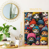 Beanie Cat Jigsaw Puzzle 1000 Pieces