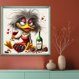 Puzzle con anatra innamorata, 1000 pezzi