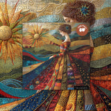 Woven Sunshine Jigsaw Puzzle 1000 Pieces