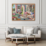 Caldo salotto da soggiorno puzzle 1000 pezzi