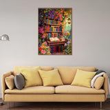 Flower Bookshelf Jigsaw Puzzle 1000 Pieces