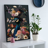 Floral Peacock Jigsaw Puzzle 1000 Pieces