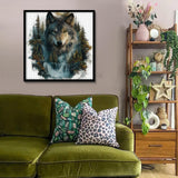 Wolf at the Waterfall Jigsaw Puzzle 1000 Pieces