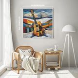 Puzzle Guitare Géométrique 1000 Pièces