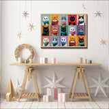 Puzzle Collezione Sciarpa Gatto 1000 Pezzi