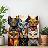 Abstract Cat Jigsaw Puzzle 1000 Pieces