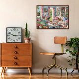 Caldo salotto da soggiorno puzzle 1000 pezzi