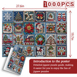 Blue Christmas Wonderland puzzle puzzle 1000 pezzi