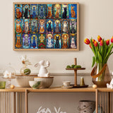 Glass Cat Jigsaw Puzzle 1000 Pieces