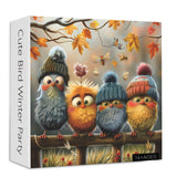 Simpatico uccello inverno inverno puzzle enigmi 1000 pezzi